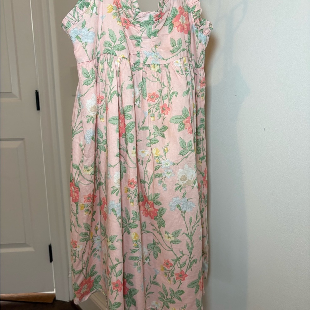 Janie and Jack Pink Floral Kids Dress